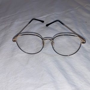 Gold Frame Blue-Light Blocking Glasses